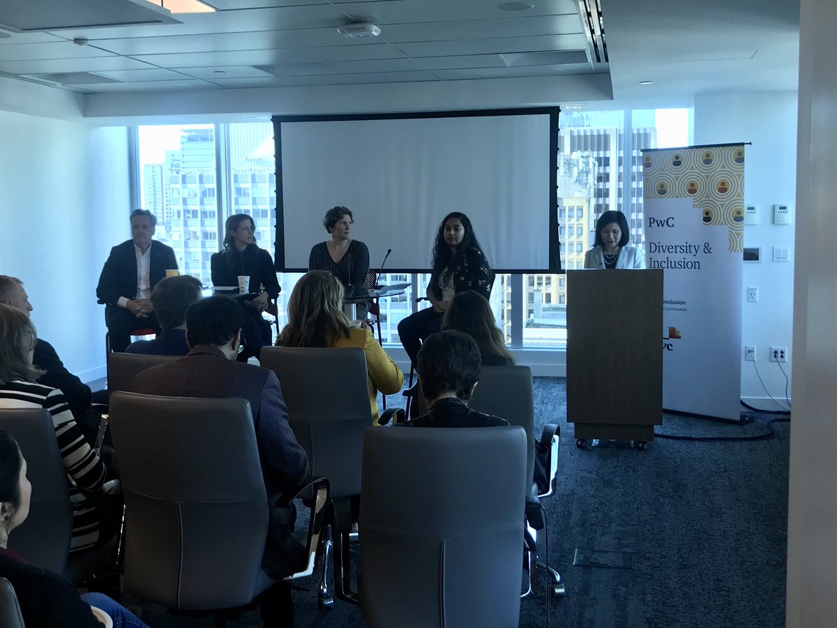 Full house today as we celebrate #IWD2020 ⁦<a href="/PwC_Canada/">PwC Canada</a>⁩ #YVR. Thx to our panelists City Leader Jim McGuigan, ⁦<a href="/JenU2/">JENU</a>⁩ and CEO of ⁦@MinervaBC⁩ ⁦@tstrehlke⁩ #PwCinclusion #heforshe #eachforequal