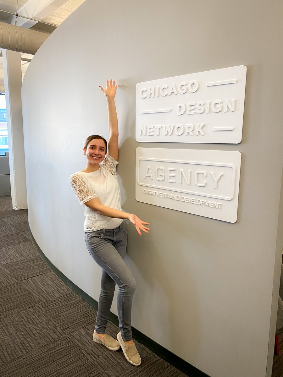 ChicagoDesignNW's tweet photo. Happy Friyay! We're pumped up because we have been looking into getting new company signage for our office, and the mock-ups are in. #FridayMotivation https://t.co/0sqXqx7ct9