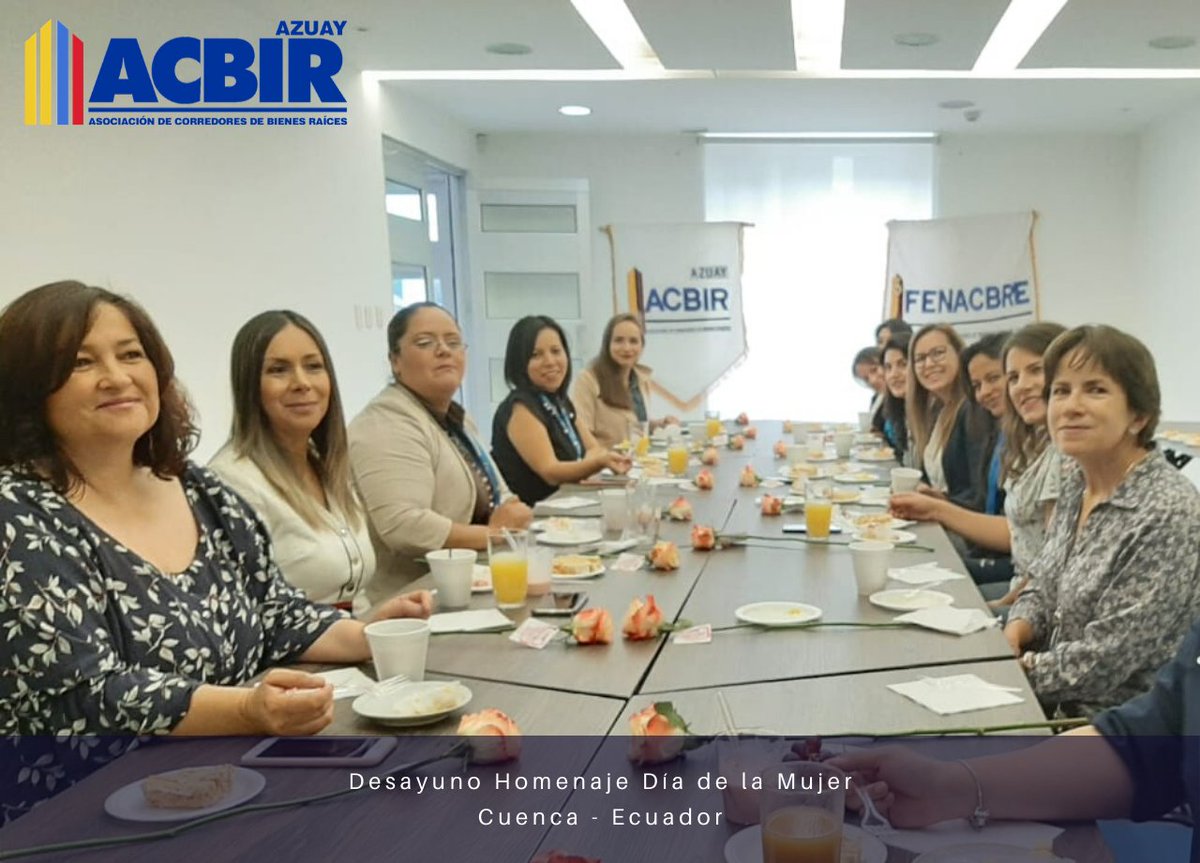 AcbirAzuay's tweet photo. ACBIR AZUAY siempre valorando a la #mujer y en especial a quienes ejercen la bella actividad del corretaje inmobiliario. 
#DiaDeLaMujer
#YoSoyCorredor
#YoSoyAcbir https://t.co/ehklye4CCJ