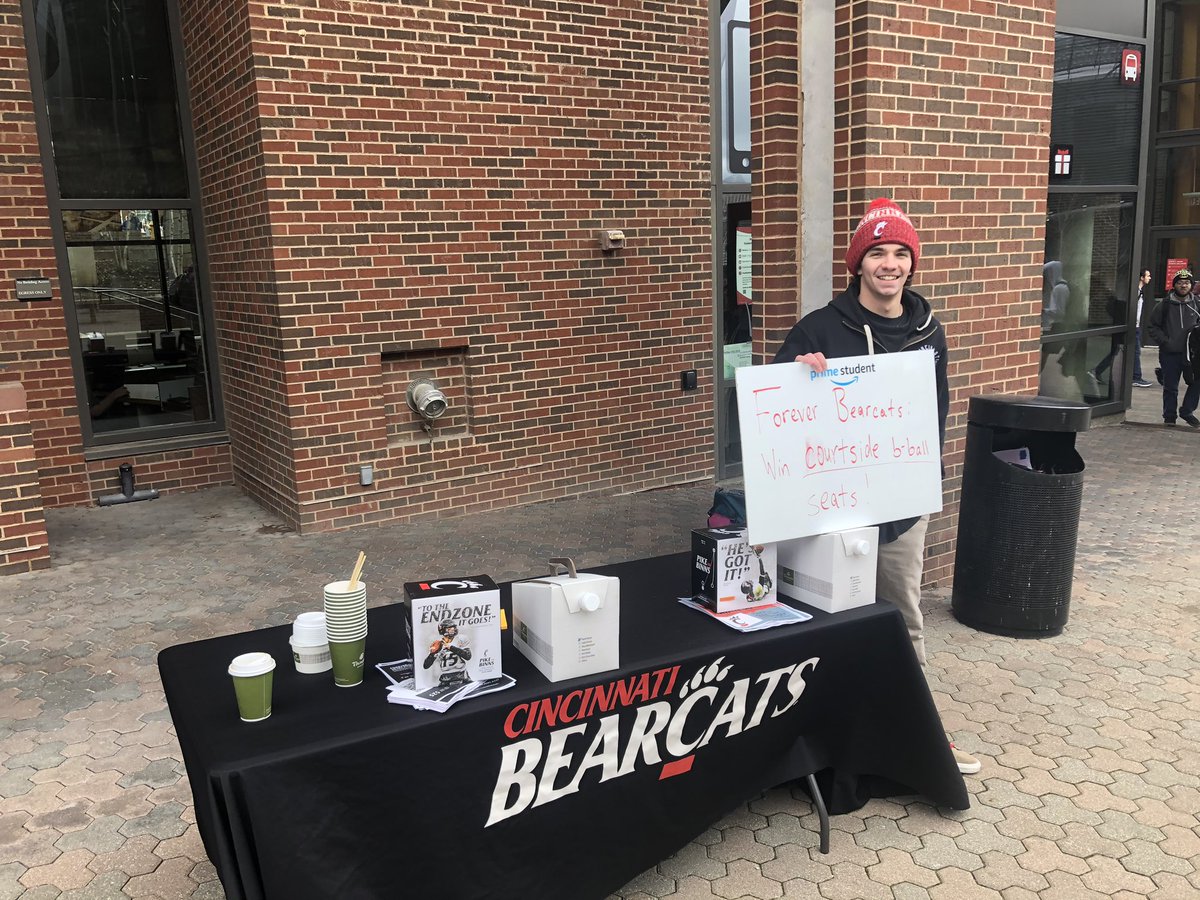 Learn more about #ForeverBearcats on Main St from now until 1:30! We would love to tell you more about our March Madness bracket fundraiser!