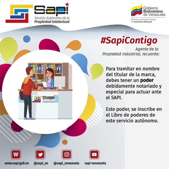 #DatoMincomercio || #SAPI La cesión de la marca es un contrato formal, a través del cual el titular de la marca, cede todos sus derechos sobre la marca registrada, de acuerdo a lo establecido en los artículos 4, 89 y 90 de la Ley de Propiedad Industrial. <a href="/NicolasMaduro/">Nicolás Maduro</a>