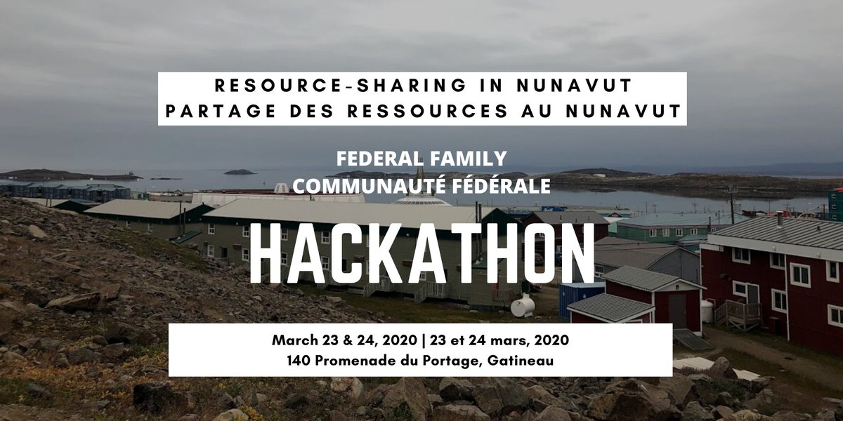 dufourmom's tweet photo. We’re looking for creative and innovative solutions at the “Resource-sharing in Nunavut” hackathon. If that’s your thing, join us on March 23 &amp; 24. Register now! https://t.co/Q9fscHSpSH https://t.co/1RvDOit7Vg