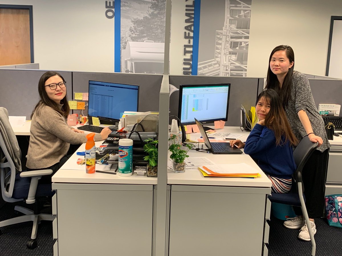 RiifoA's tweet photo. Meet the brains of RIIFO. Our awesome customer service, accounting, purchasing team - Leanne, Fen and Annie stop to smile for the camera! #pex #pexplumbing #radiantheat #hydronics #plumbing #plumbinglife #hotwater #waterquality #infloorheating #employeeappreciation #expressthanks https://t.co/gCpYYjrCAh
