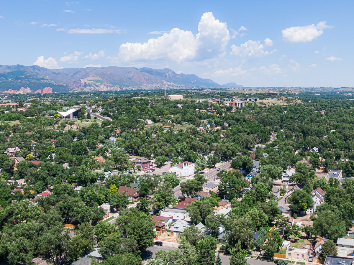 CityofCOS's tweet photo. It's hard to imagine Colorado Springs without the dense canopy of trees that line our streets and parks. Thanks to General Palmer, the City has more than a 250K trees. Entrusted with protecting this living infrastructure is the city’s Forestry Division. https://t.co/wksAbpb2S7 https://t.co/8X3SVppIK1