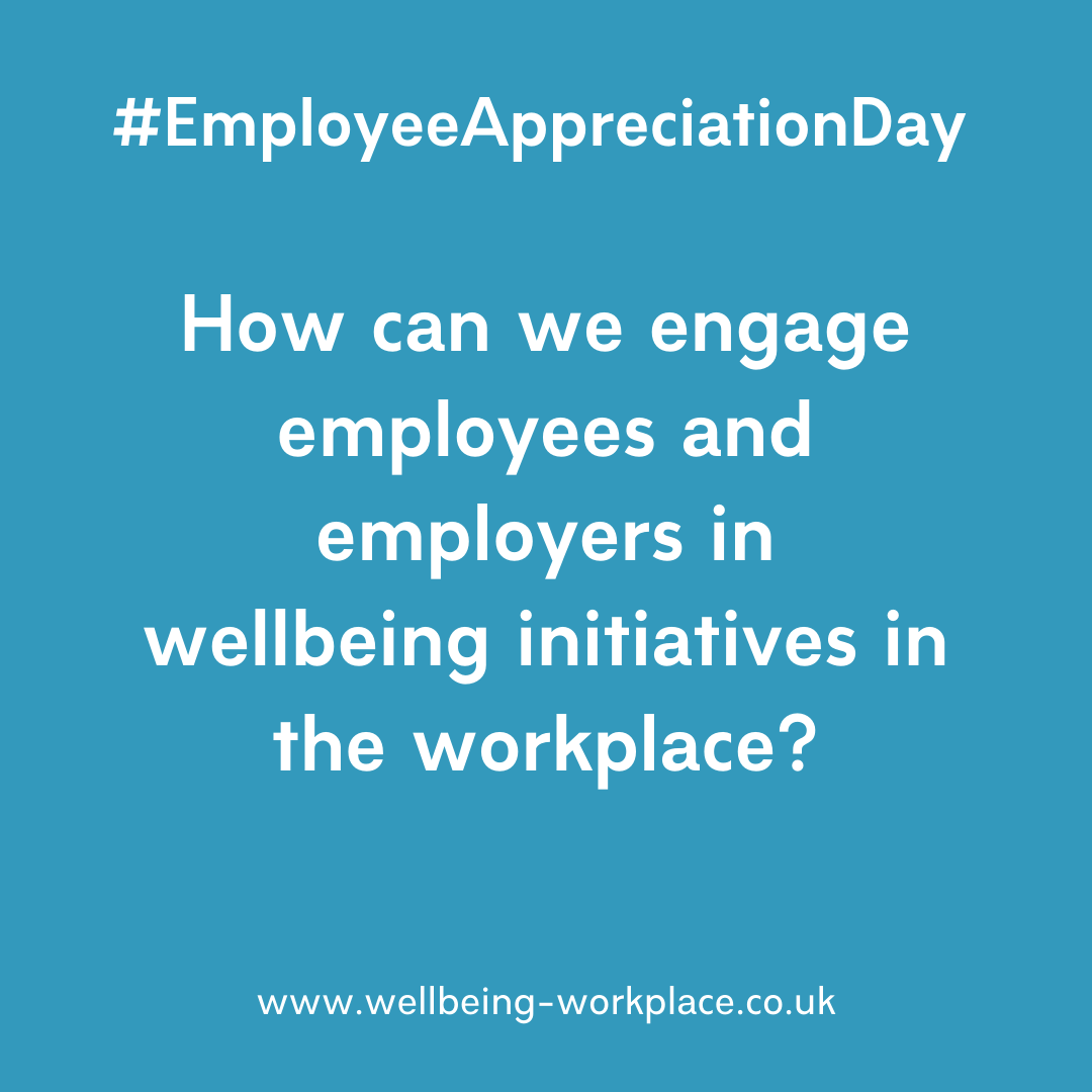 Employees are a company’s greatest asset and looking after your workforce’s mental wellbeing is vital #EmployeeAppreciationDay. This May, join the conversation about looking after the mental health of your workforce 👉 wellbeing-workplace.co.uk