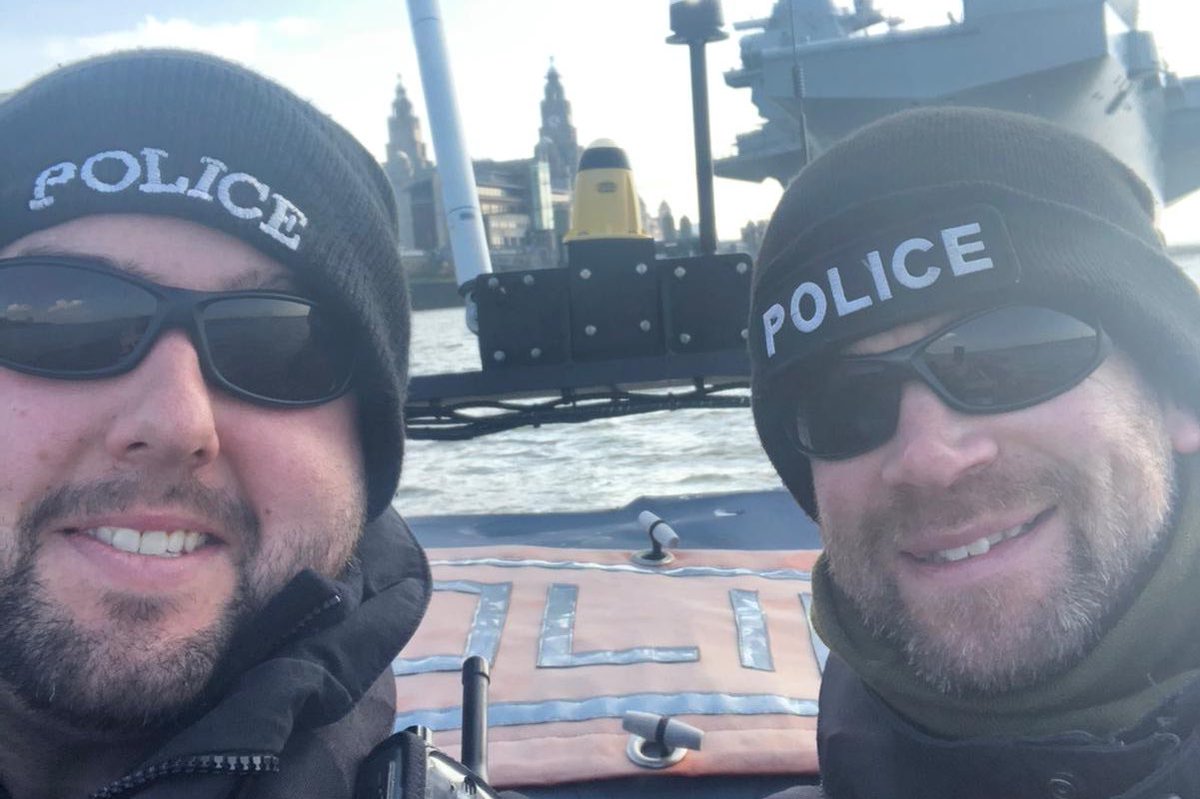 MODPolice's tweet photo. More photographic highlights from our week in Liverpool... #PWLSinLiverpool #MarinePolicing
#KeepingDefenceSafe
#JobLikeNoOther https://t.co/FCCUda8auC