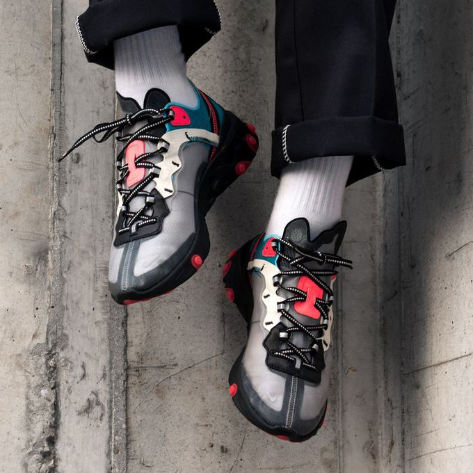 SOLELINKS on Twitter: "Ad: New Low Price: Nike React Element 87 'Black/Blue  Chill' on sale for $108.97 + FREE shipping, no code needed =&gt;  https://t.co/WZMWhI0CmA https://t.co/bJlC4lHRUj" / Twitter