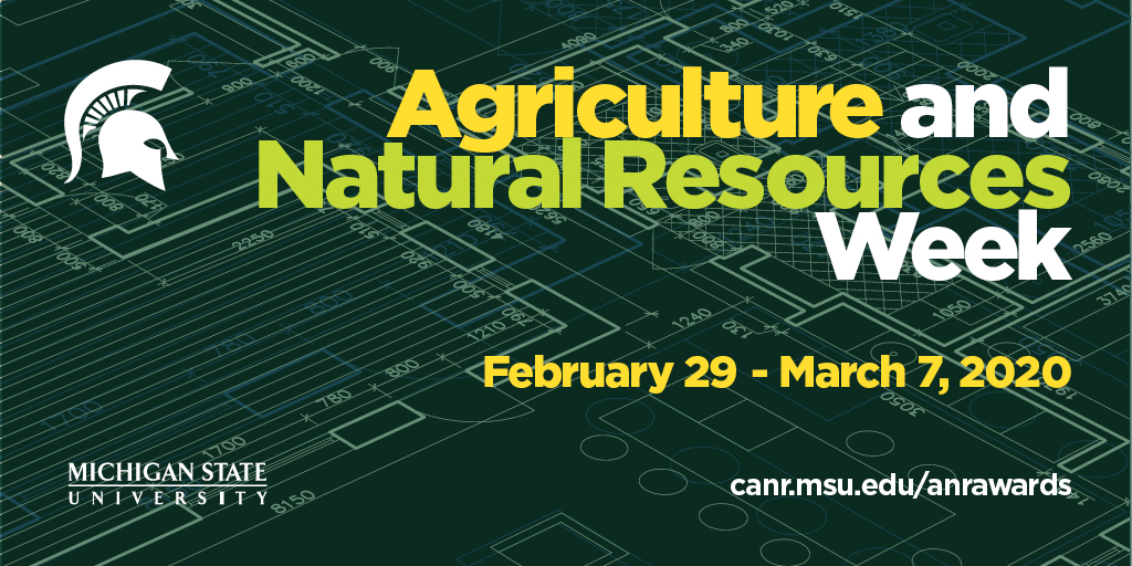 CANRatMSU's tweet photo. We’d once again like to extend a big congratulations to all #ANRWeek award winners. Thank you for all you do to advance Michigan agriculture and natural resources! https://t.co/5o07jlKcqp https://t.co/d9g16uXs9Z