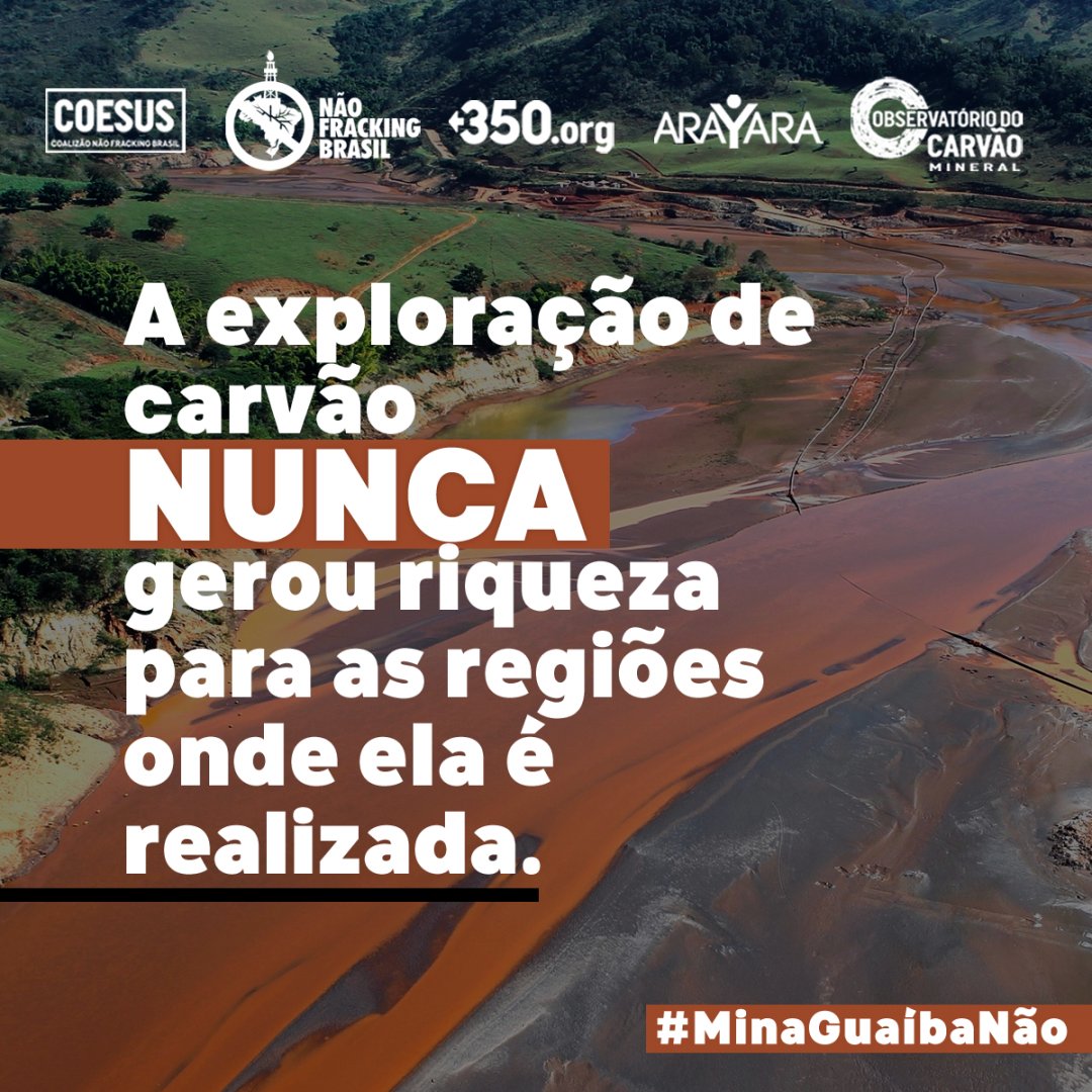 350AmLatina's tweet photo. No discurso: desenvolvimento econômico e social.
na vida real: destruição e morte.
#CarvãoAquiNão #MinaDeCarvãoAquiNão #CarvãoMata #MinaGuaíbaNão #RenováveisJá #ZeroFósseis #MudançasClimáticas #EmergênciaClimática #EmDefesaDaVida #Arayara #COESUS #350org #ObservatórioDoCarvão https://t.co/1lmcZVv12q