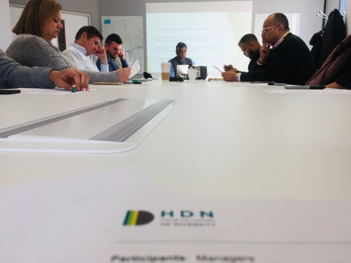 Excellent thought provoking E&amp;D training session today with <a href="/THHomes/">THH</a> colleagues, delivered by <a href="/RajHDN/">Rajendra Patel</a> from @HDN_UK. Thank you Raj, hopefully see you at the @Tpasawards2020. 
#ukhousing #equality #diversity
