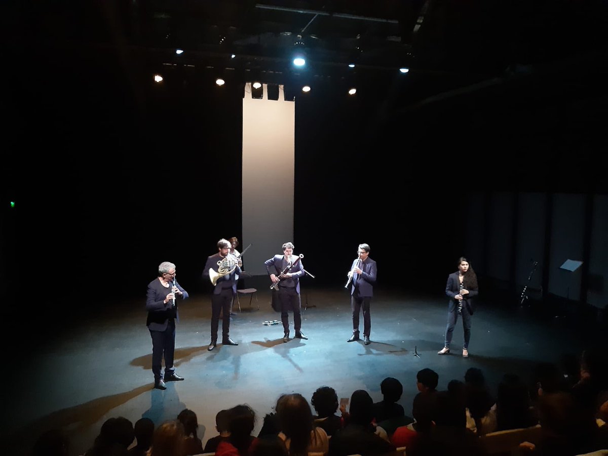 quintette_LCI's tweet photo. #RetourEnImages #BarbacaneClassics Première édition de notre festival à @mairieivry
Merci et bravo au #QuatuorImpact et au duo Gilbert-Belot
Merci @Le_TQI et #CREDAC pour leur accueil
Rdv en 2021 pour l’épisode 2 ! https://t.co/yhbzSw6dhh