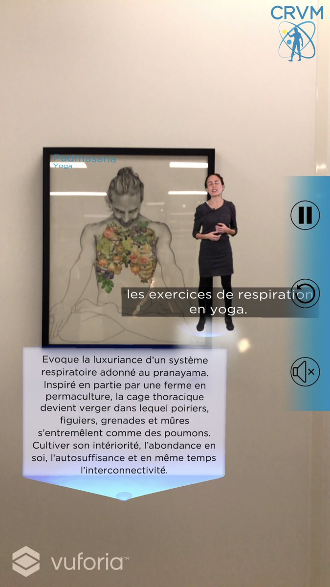 iCarnot_STAR's tweet image. Laëtitia Bensmail présente son œuvre « Padmasana » en réalité augmentée, grâce aux développements de forces vives de l’@ISM_amu_cnrs et de la plateforme technologique #CRVM  
@SATTse_ SATTse_ @univamu @CNRS_dr12