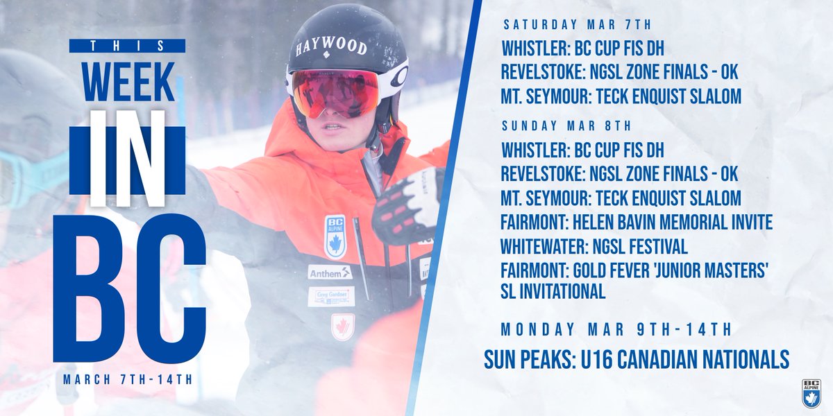 BCAlpine's tweet photo. There is tons of racing to see this weekend, and starting Monday Sun Peaks Resort is hosting the U-16 National Championship! The race features up and coming skiers from across Canada learn more through the link below.

🏆 https://t.co/BA2AEFflHE 🏆 https://t.co/EO8lTIGTEQ