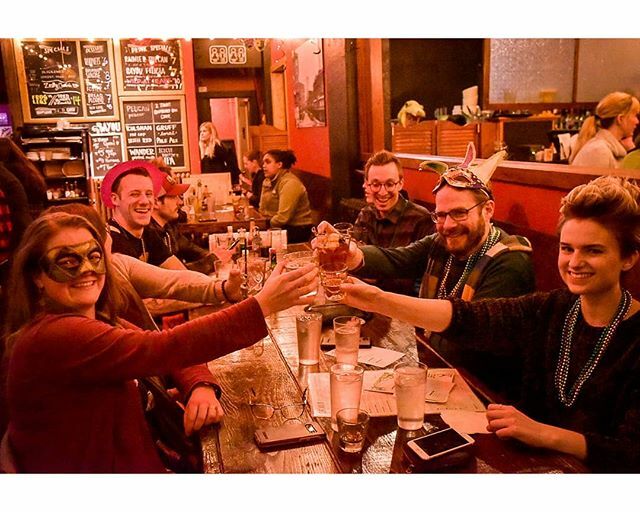 We can't believe it was just last week we were celebrating with you! Mardi Gras 2020 was a blast at Bayou, thanks to you all. Cheers! 📷: Ben Herr

See you tonight for March Art Walk! ift.tt/32YpSmc