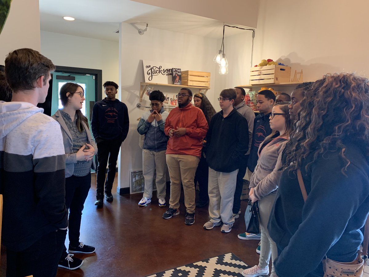JCM_ECH's tweet photo. Thank you to @DevCatalyst_CO for the tour this morning. We enjoyed learning about @attheCO. And thanks for sharing your knowledge about web design & tech careers. #CodingCougars https://t.co/yH93L1q2AB