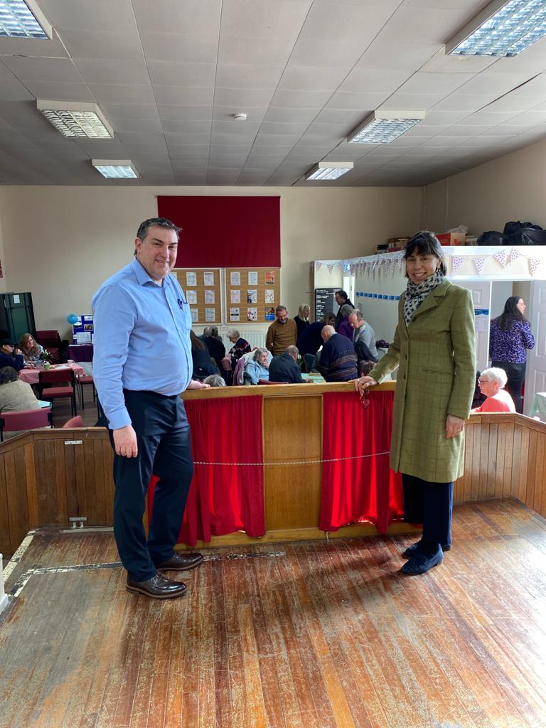 TimeTogether1's tweet photo. We welcomed the visit to #kirklees by @dianabarran today meeting some of our members at the launch of the weekly #socialprescribing #cafeextra in #kirkburton. Following the #kirkleesloneliness conference yesterday talking connecting people and effects of losing a #DrivingLicense https://t.co/vHQy2jMHPF