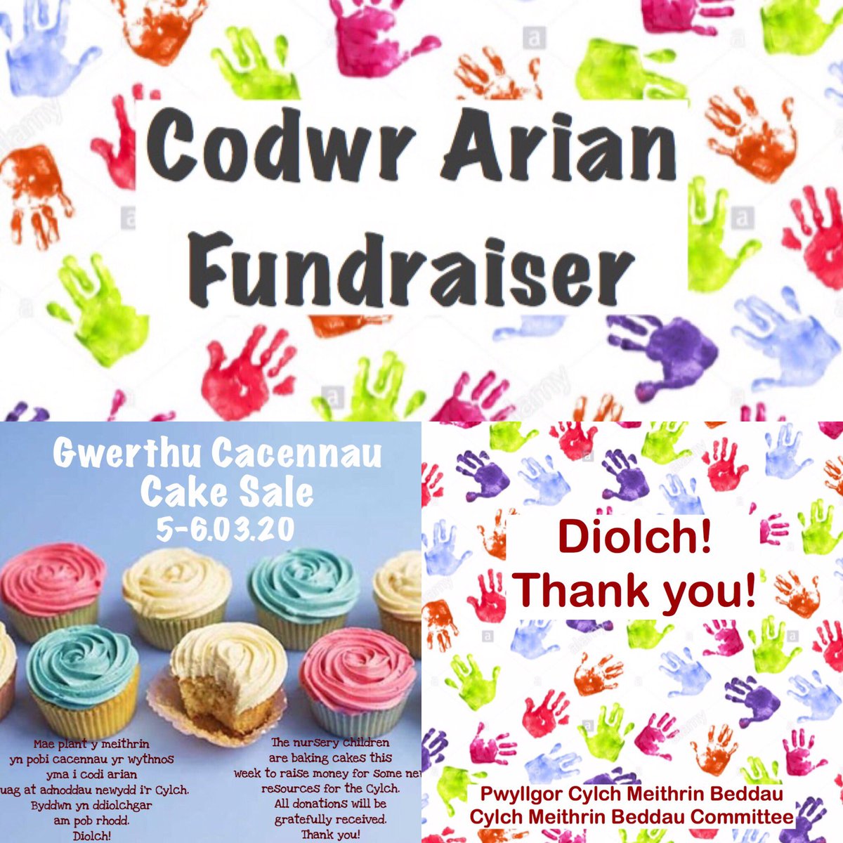 CBeddau's tweet photo. Diolch i bawb a brynodd gacen, rydyn ni wedi codi £71.91 am adnoddau newydd!
Thank you to everyone whom purchased a cake, we have raised £71.91 for new resources! #diolch #codwrarian #adnoddaunewydd https://t.co/WXuy5HY0Vy