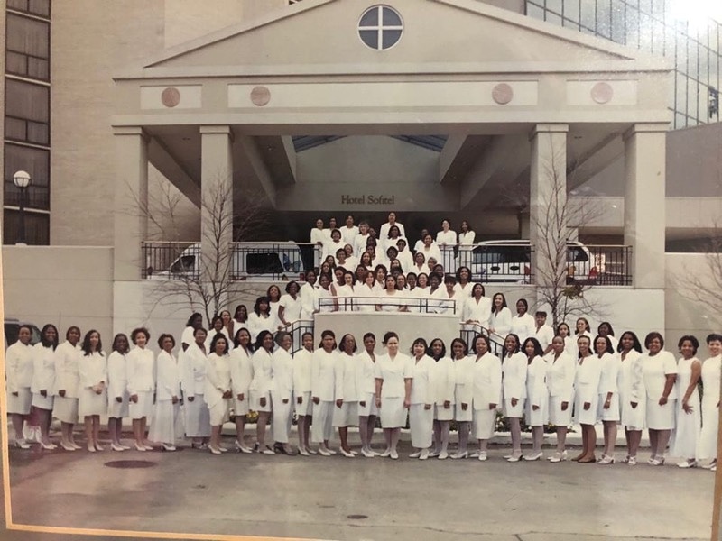 AKOmega1928's tweet photo. In 2000, Alpha Kappa Omega grew by 166 feet! Happy 20th AKAversary to the 83 Hidden Treasures! #AKA1908 #SensationalSouthCentral #AKOmega #AKOmega1928 #83HiddenTreasures #Fall2000 #Lifelongactive #MembershipIs #membershipmakesmesmile #ServiceandSisterhood https://t.co/1TA5r4VNvz