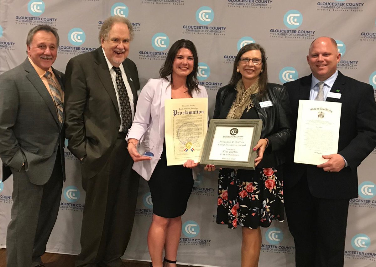 pchtechnologies's tweet photo. Great night celebrating at the Gloucester County Chamber of Commerce Foundation Community Service Awards. PCH's Kimberly Biglin was recognized for all her dedication and hard work by being awarded the Benjamin Griffith Young Executive Award.
#pchtech https://t.co/GI6OJRN5rE