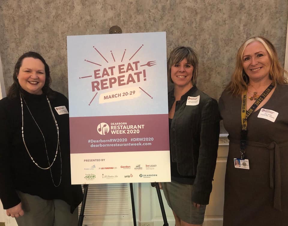 DearbornRW's tweet photo. Thank you to the wonderful #DearbornRestaurantWeek supporters, restaurants and sponsors who joined us at this week's kick-off event at @thedearborninn. We're all counting down the days until #DearbornRW2020! https://t.co/XLEa2cYXli