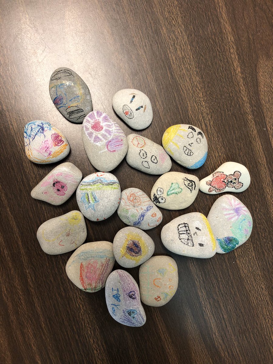 QuartonBears's tweet photo. We kicked off March is Reading Month with a fantastic Bear Den activity that went along with the book Scribble Stones.  All the students discussed kindness in their peer den before creating their very own scribble stone.  The stones went home in hopes of spreading kindness. https://t.co/KlFnqH0D7x