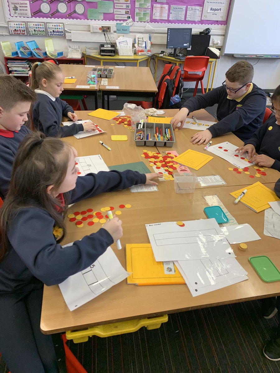 BalornockPS's tweet image. This morning P7b were using bar models to find fractions of an amount. This visual approach made understanding of fractions so much clearer! #cpa #fractionsmadeeasy #balornockcounts @glasgowcounts @mathsinside