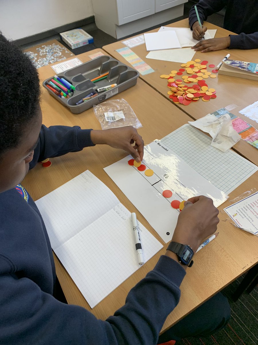 BalornockPS's tweet image. This morning P7b were using bar models to find fractions of an amount. This visual approach made understanding of fractions so much clearer! #cpa #fractionsmadeeasy #balornockcounts @glasgowcounts @mathsinside