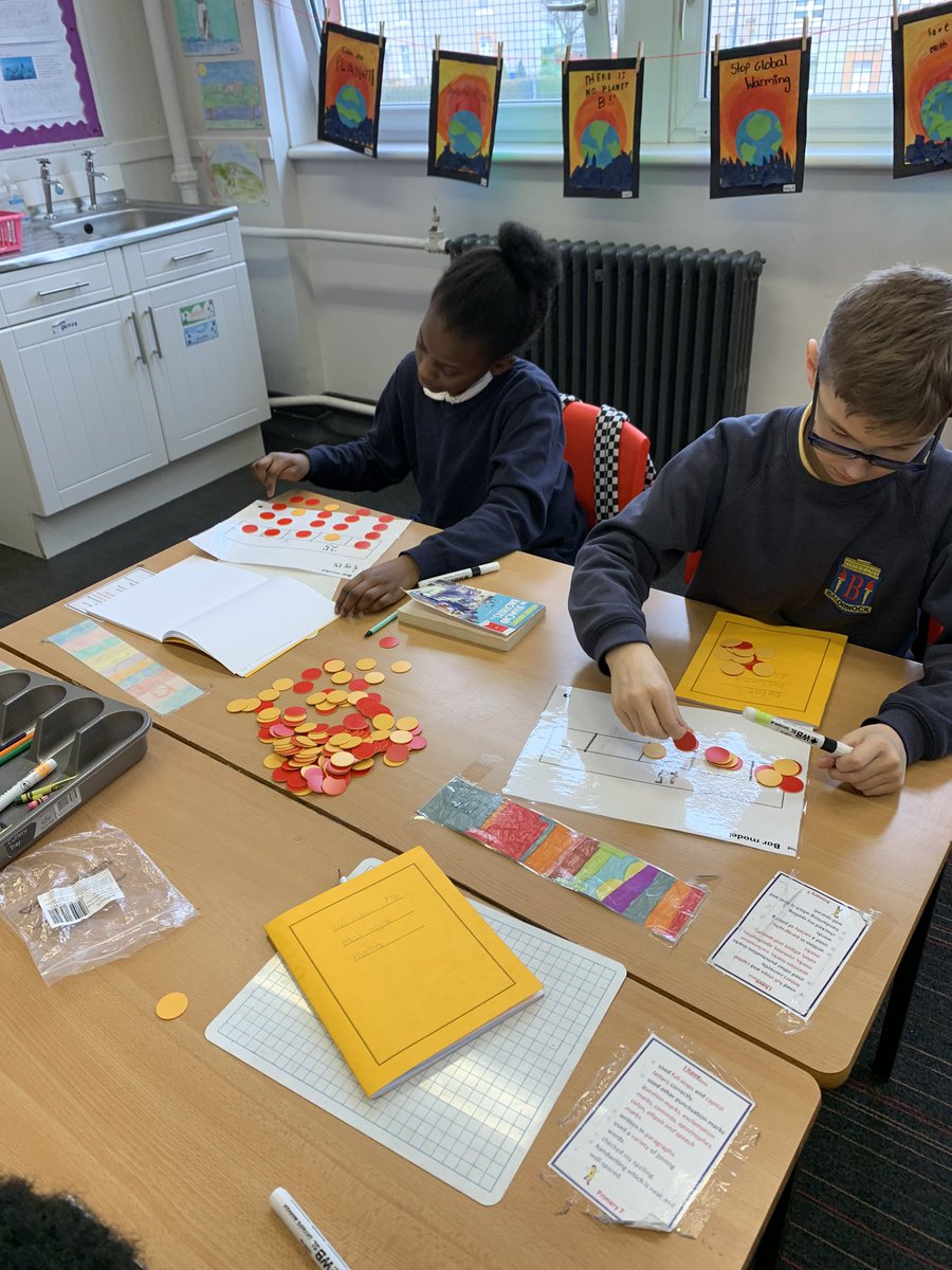 BalornockPS's tweet image. This morning P7b were using bar models to find fractions of an amount. This visual approach made understanding of fractions so much clearer! #cpa #fractionsmadeeasy #balornockcounts @glasgowcounts @mathsinside