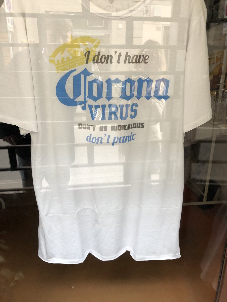 JimShawley's tweet photo. So this in Florence today, I think I should get this for when I return from Italy #idonthavecoronavirus https://t.co/SrSxxHWw8b