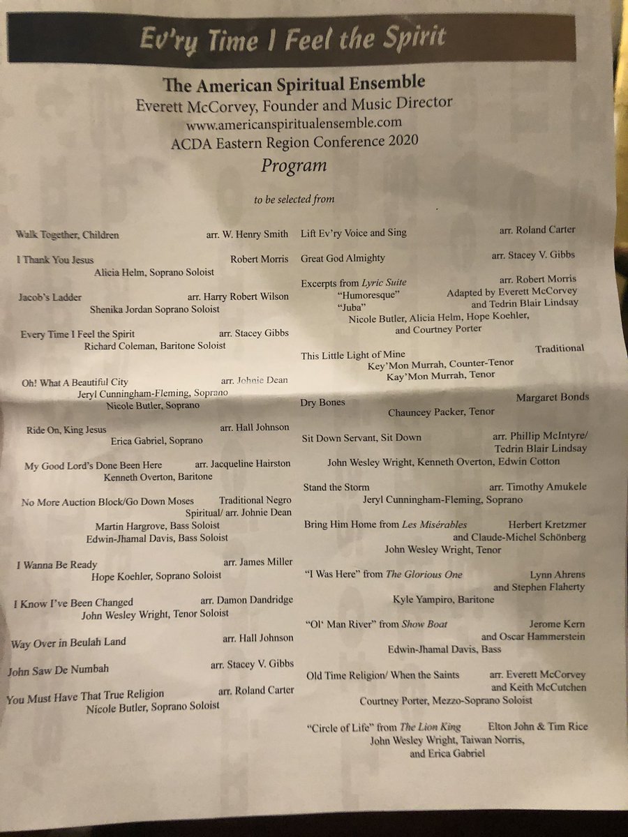 WOW!  Just watched a life altering performance by The American Spiritual Ensemble...not a dry eye in the place! @GCSDsuper @jeffreyhenley <a href="/GreeceOdyssey/">Odyssey Academy</a>