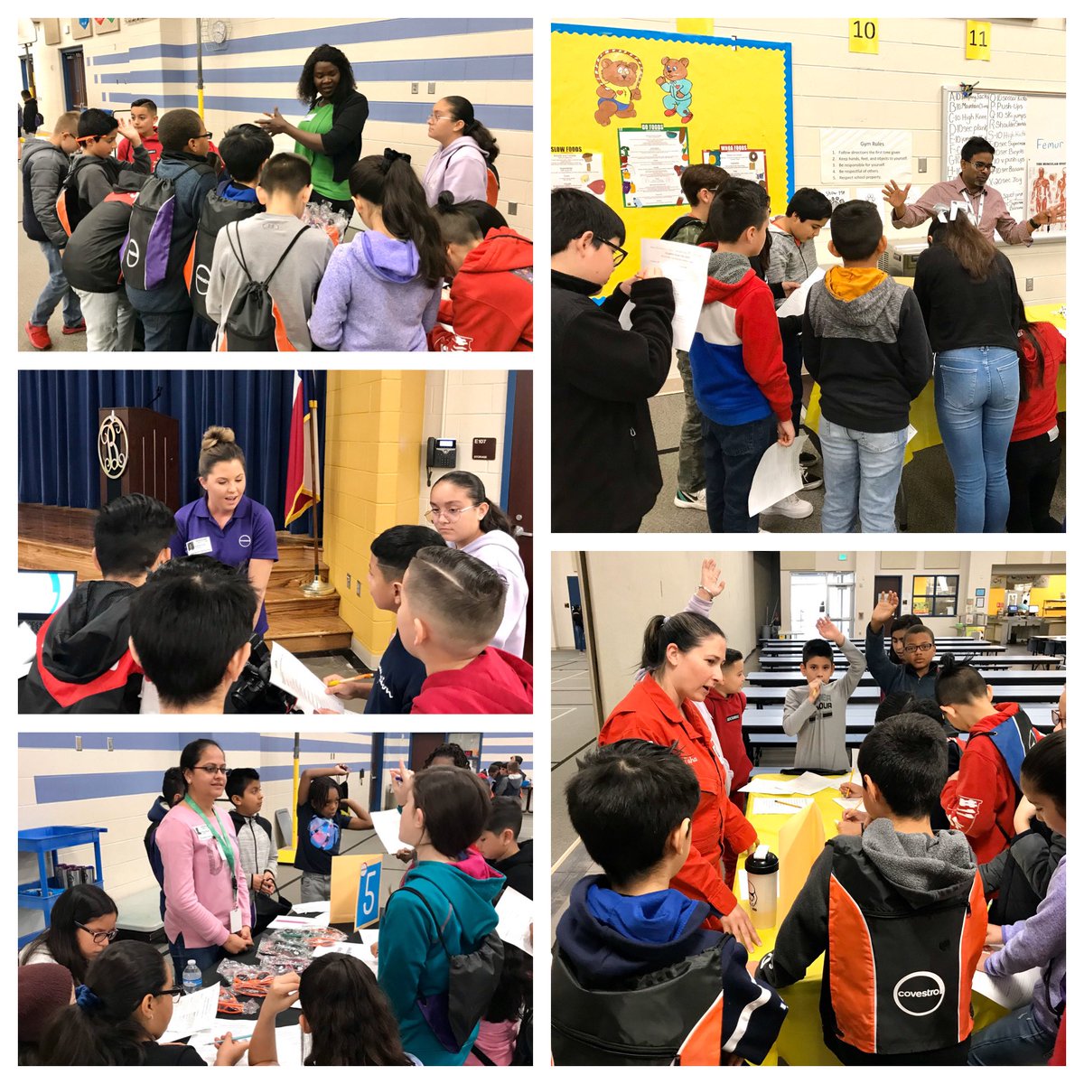 Covestro Baytown Employees Spent The Morning At Our Gccisd Partner In Education Bowieserves For A Career Fair Hosted By Covestro Fifth Graders Learned About A Wide Variety Of Jobs Offered