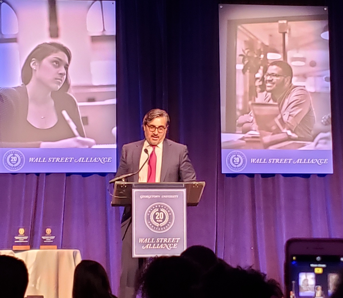 So proud of <a href="/sonnykalsi_/">Sonny Kalsi</a> for his recognition last night as the Wall Street Alliance honoree (along w/ Joseph Baratta).  There is not a better ambassador for <a href="/Georgetown/">Georgetown University</a> or the <a href="/GUSteersCenter/">Steers Center</a>.  <a href="/GUAlumni/">Georgetown Alumni</a> <a href="/msbgu/">Georgetown McDonough</a> @bentallgreenoak #steersglobal