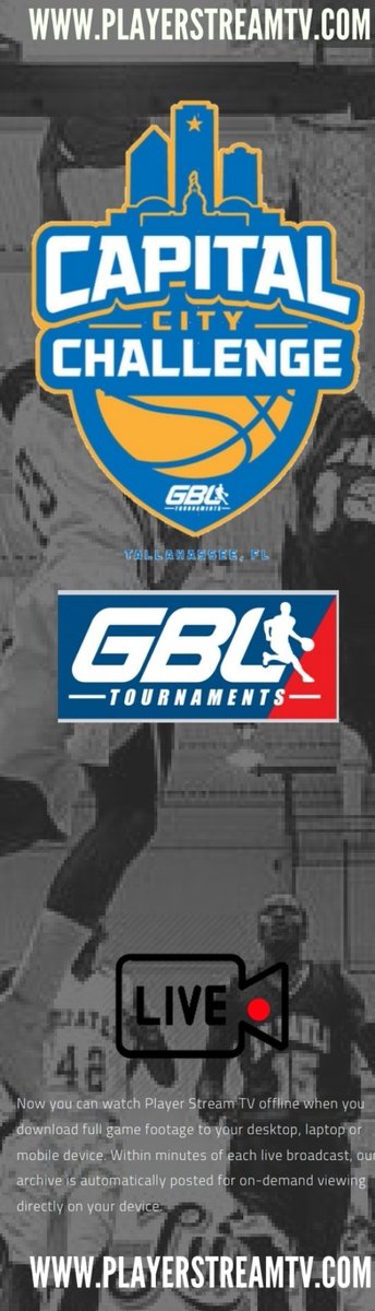 Visit GBLonline.us/Tournaments for upcoming events and Showcase Basketball events.