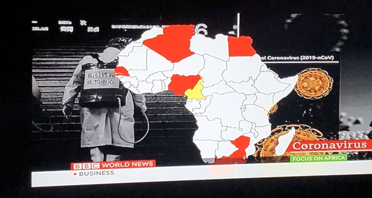 Watching <a href="/BBCAfrica/">BBC News Africa</a> Focus on Africa and they put up a map of African countries where #COVIDー19 has been confirmed so far. 

Please see your lies, BBC...

We have our own troubles.