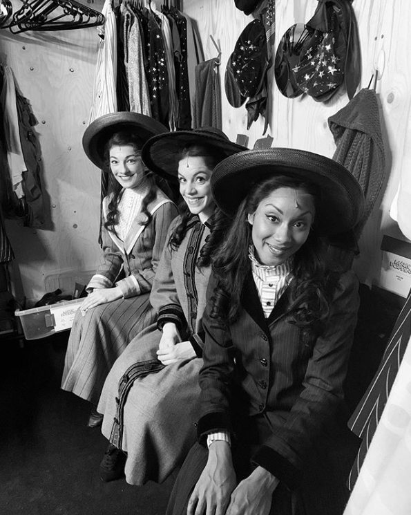 Let's go fly a kite with @katie_deacon, @lydiaboulton and <a href="/thtgirlangeline/">Tht Girl Angeline</a> at #MaryPoppins! Who will be visiting us next week?