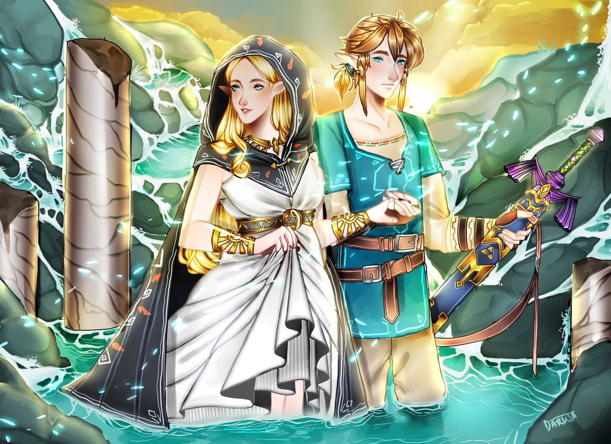 _darkta_'s tweet photo. I like to think they were happy after BoTW...
But the BoTW 2 was announced and now I’m scared
#zelda #thelegendofzelda #loz #botw #BreathoftheWild https://t.co/DIyWT6EULr