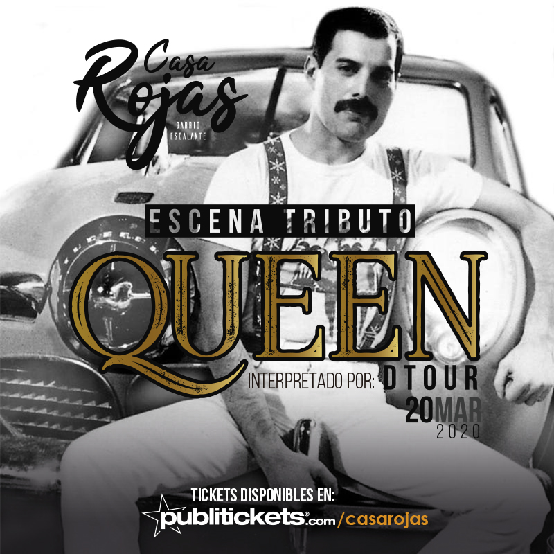 Próximo 20 de marzo tendremos en casa rojas un increíble tributo a Queen a partir de las 8:00 pm.
Podés adquirir las entradas:
 publitickets.com/casarojas
 2289-0909