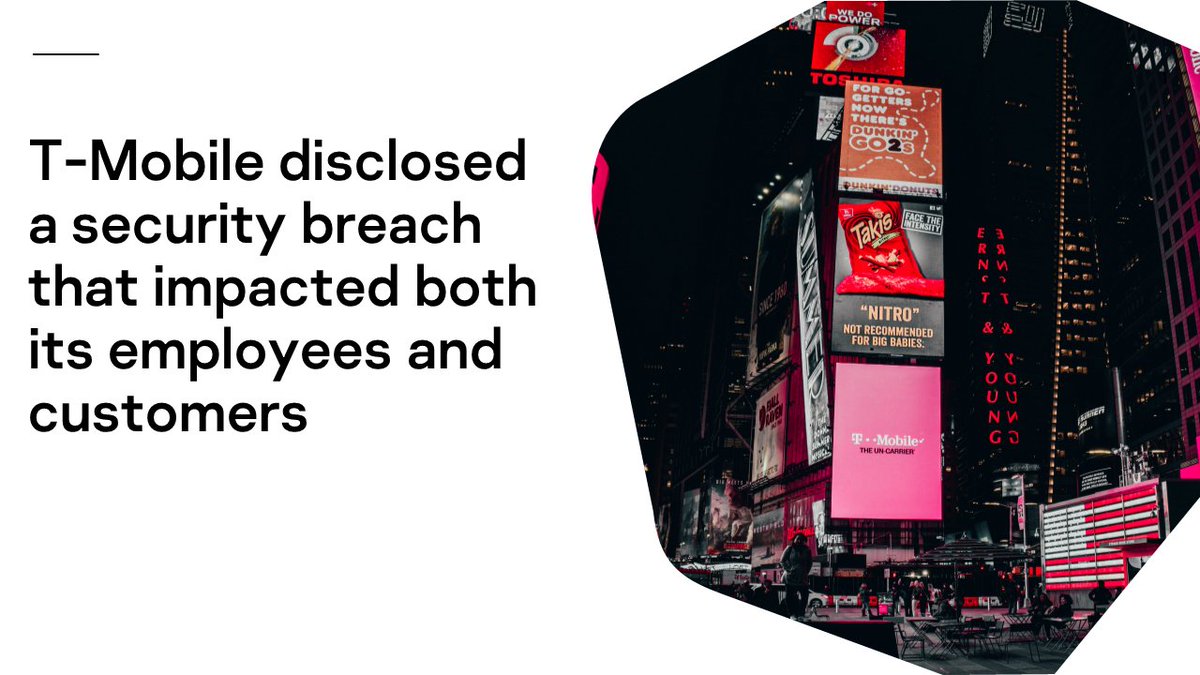 kaspersky's tweet photo. This week's #cyberattackreport (thread)
@TMobile says hacker gained access to employee email accounts, user data https://t.co/A4ejNh7IIW (via @ZDNet) https://t.co/yG5lmi2urR
