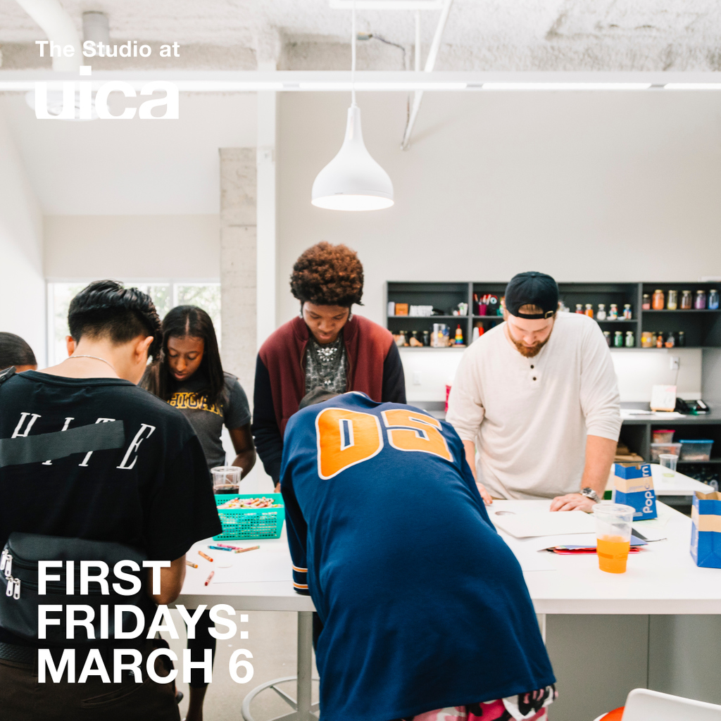 UICAgr's tweet photo. Join us for First Friday activities and tours inspired by Aïda Muluneh’s portraits exploring questions about life, love, and history. Guests can create artwork to take home. Studio activities are led by UICA staff and volunteers, are family friendly, and designed for all ages. https://t.co/BHCF3DyCy2