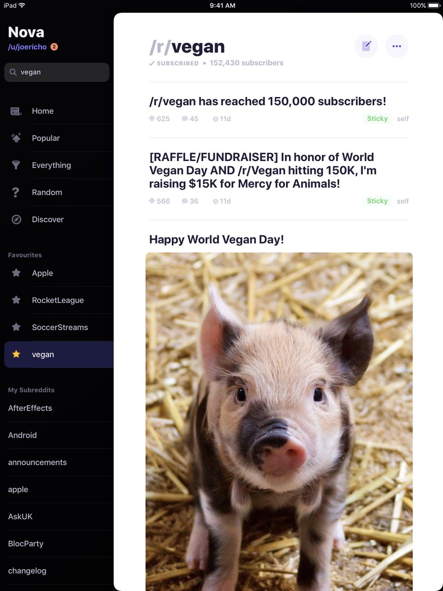 tmgrhm's tweet photo. @stroughtonsmith @tasklogue @dribbble And @NovaForReddit , started in March 2015, redesigned in 2017 to this (design concept only) https://t.co/RieMiWHnrz
