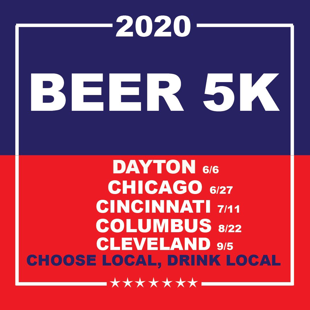 beer5k's tweet photo. Registration is now open for the Beer 5K in #Dayton, #Chicago, #Cincinnati, #Columbus, #Cleveland.
Start today and cheers with us this summer!๐บ๐บ
Which city will we see you and your friends at?
#RunLocalDrinkLocal #Beer5K #ChooseLocalDrinkLocal #Vote4Beer https://t.co/vlPUxzBPfp
