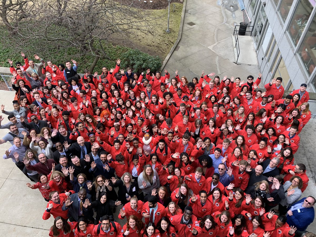 marseyjop71's tweet photo. Sea of red jackets can only mean one thing.. @CityYearBoston! #CityYearToCareer #iworkatcomcast @ComcastNBCUCI @ComcastNewEng https://t.co/4XYCBghELU