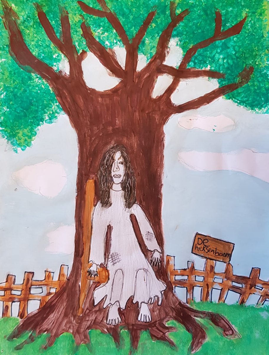TreeoftheYear's tweet photo. Congratulations to the winners of our #ETOTY2020 children's art contest in The Netherlands! All of the entries were very creative and spooky!
1st Place: Ilona
2nd Place: Mare Peÿs
3rd Place: Len
#TreeOfTheYear
#TreeStories
#TreesInNeed
#Netherlands
#witchtree https://t.co/op1DpINZ8K