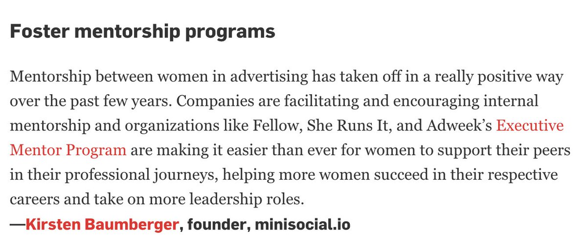 kirstenbbaum's tweet photo. Super excited to be featured in @Adweek! Check out 7 Changes That Would Offer More Support for Women in Marketing.

https://t.co/9XWHbZdD5q

#internationalwomensday #femalefounder #marketing https://t.co/X6Pn9SFqlI