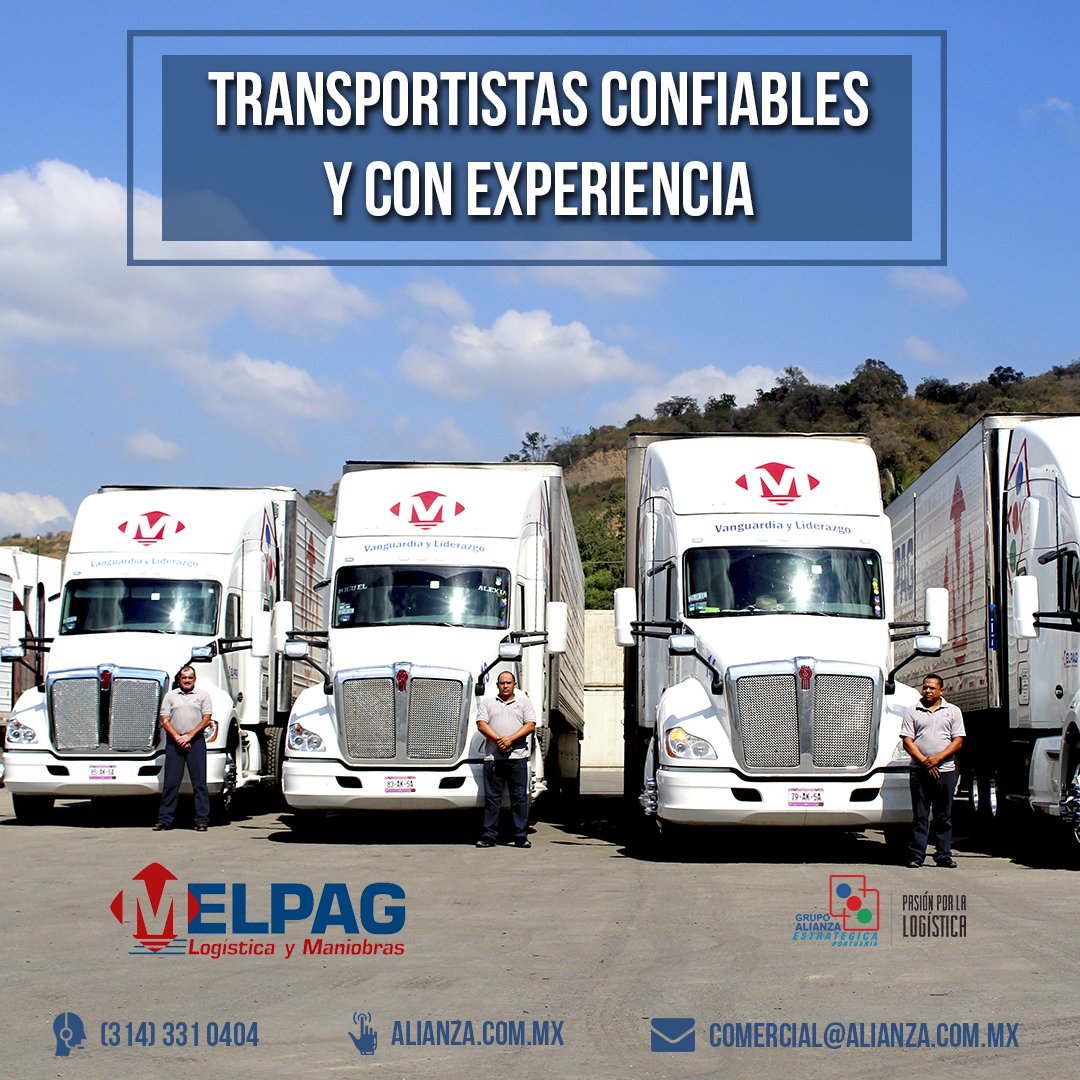 AlianzaEp's tweet photo. La atención que proporciona #Melpag es especializada, ya que cuenta con personal calificado en su ramo, para el desempeño de actividades logísticas.

#GAEP #AliadoEstratégico https://t.co/tAAnVGFbFg