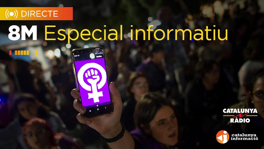 Catalunya Ràdio on Twitter: "🔴 Especial informatiu a Catalunya Ràdio i  @Catinformacio per seguir les manifestacions feministes a peu de carrer  #SomDones #8M https://t.co/UGElG7FZO6 https://t.co/UriVNq3tgz" / Twitter