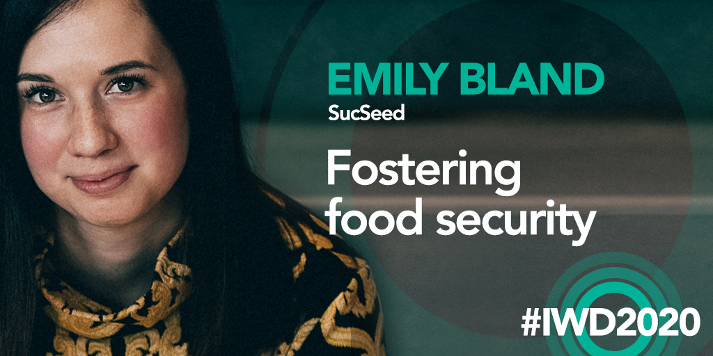 MemorialU's tweet photo. #IWD2020: Emily Bland's company @SucSeedCanada brings hydroponics into classrooms, homes and communities to encourage a simple and easy environmentally sustainable practice that is delicious and rewarding. @Genesis_Centre #EachForEqual https://t.co/UvqQexLqe5