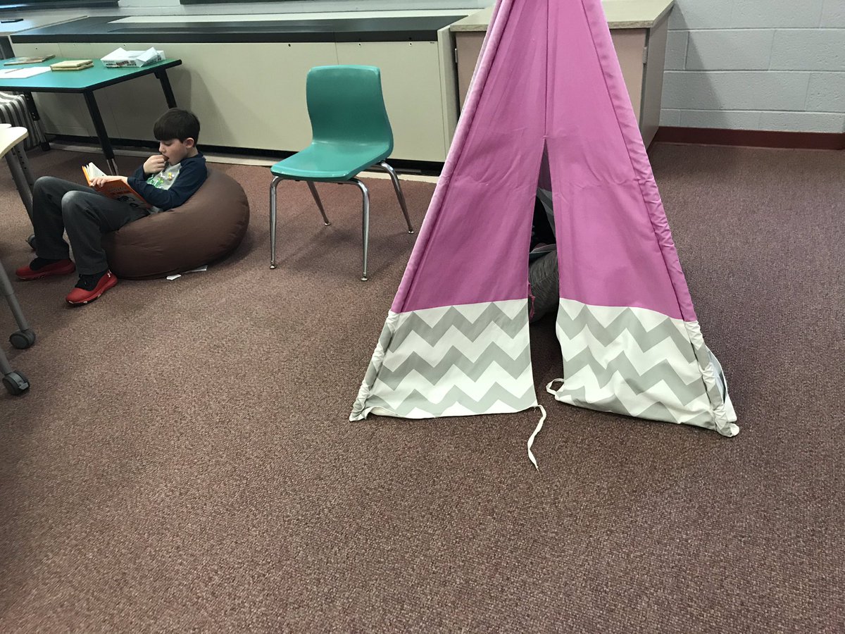 MrsVeneziano53's tweet photo. Room 53 in the Zen Den enjoying 30 quite minutes of reading! Itβs so relaxing! πΎπ#ReadAcrossAmerica #CHreads #frsd @MrBirdCH @CopperHillES https://t.co/17lMV20e34