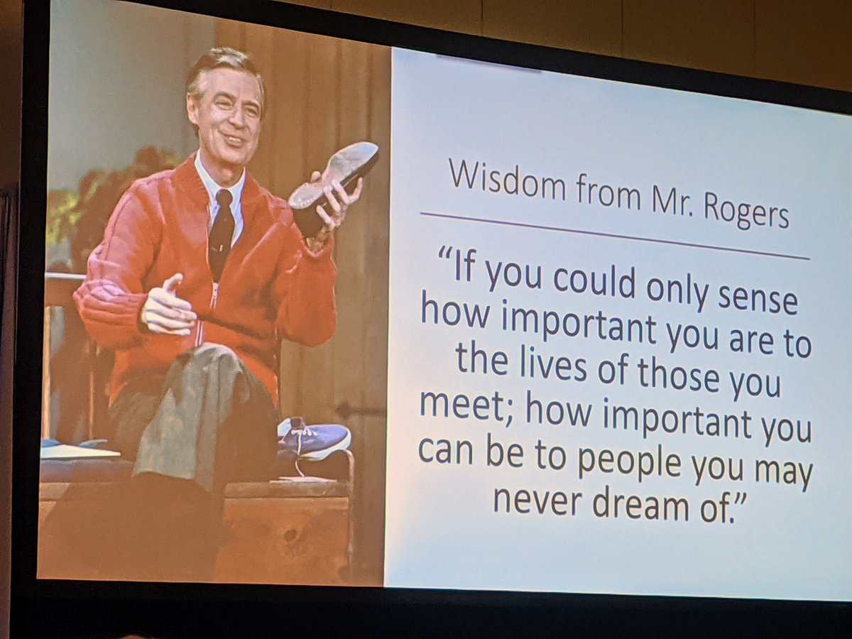 jbhulehan's tweet photo. #wordsofwisdom from Mr. Rogers. #NOSS2020 https://t.co/bBqos0Va1Y