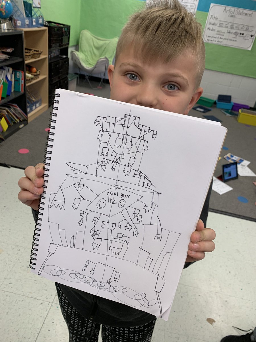 MrsSiddonsArt's tweet photo. “Mrs. Siddons you were right! I can take an oops and make it into beautiful drawing! This started as a line!”- Hans 3rd grade #engageandpersist #refect #developcraft #observe #nbscoltpride @alexisbuchel3 @D220ElemArt @220Arts @NBarringtonColt https://t.co/O6UajHOJbB